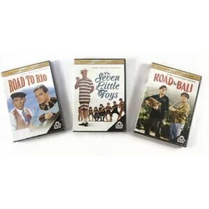 Bob Hope Film Collection DVD Road to Rio Seven Little Foys Road to Bali Lot of 3